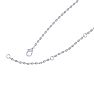 Sterling Silver Rectangular Tag Necklace With Free Custom Engraving, 18 Inches Image-4