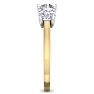 2 Carat Three Diamond Ring In 14 Karat Yellow Gold Image-4