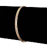 10K Yellow Gold Flexible Bangle Bracelet With Filigree Design, 8 Inches Image-3
