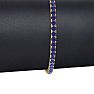 4 1/4 Carat Blue Diamond Tennis Bracelet In 14 Karat Rose Gold, 7 1/2 Inches Image-5