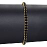 3 1/2 Carat Black Diamond Tennis Bracelet In 14 Karat Yellow Gold, 6 1/2 Inches Image-5
