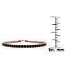 4 Carat Black Diamond Tennis Bracelet In 14 Karat Rose Gold, 7 Inches Image-4