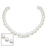 18 inch 10mm AA Pearl Necklace With 14K Yellow Gold Clasp Image-1