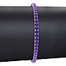 4 Carat Amethyst Tennis Bracelet In 14 Karat White Gold, 7 Inches Image-5