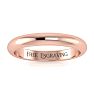 14K Rose Gold 3MM Ladies and Mens Wedding Band, Size 15.5, Free Engraving Image-1