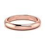 14K Rose Gold 3MM Ladies and Mens Wedding Band, Size 15.5, Free Engraving Image-3