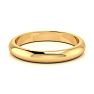 14K Yellow Gold 3MM Ladies and Mens Wedding Band, Size 14, Free Engraving Image-3