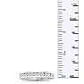 1/4 Carat Diamond Wedding Band In 14 Karat White Gold Image-5