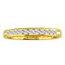 1/4 Carat Diamond Wedding Band In 14 Karat Yellow Gold Image-1