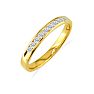1/4 Carat Diamond Wedding Band In 14 Karat Yellow Gold Image-2