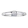 .06ct Diamond Promise Ring 10k White Gold Image-1