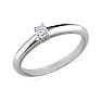 .06ct Diamond Promise Ring 10k White Gold Image-2