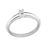 .06ct Diamond Promise Ring 10k White Gold Image-3