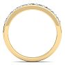 1/2 Carat Diamond Wedding Band In Yellow Gold Image-3
