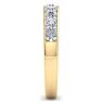 1/2 Carat Diamond Wedding Band In Yellow Gold Image-4