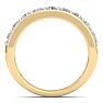 1 Carat Diamond Wedding Band In Yellow Gold Image-3