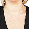 1/8ct Blue Diamond Pendant in 14k Yellow Gold Image-5
