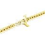 2.60 Carat diamond tennis bracelet In 14 Karat Yellow Gold, 9 Inches Image-3