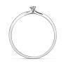 10k White Gold .05ct Diamond Promise Ring Image-3