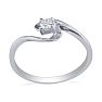 The Perfect 10k White Gold Diamond Promise Ring Image-3