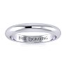 Platinum 3MM Comfort Fit Ladies and Mens Wedding Band, Size 15.5 Image-1