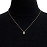 1/4 Carat Classic Diamond Heart Pendant in Yellow Gold Image-5