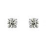 1/4 Carat Diamond Stud Earrings In 14 Karat White Gold. Incredible Deal! Image-2