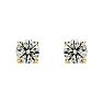 1/3 Carat Diamond Stud Earrings In 14 Karat Yellow Gold Image-2