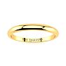 10K Yellow Gold 2MM Heavy Tapered Ladies and Mens Wedding Band, Size 16.5 Image-1
