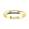 10K Yellow Gold 3MM Heavy Tapered Ladies and Mens Wedding Band, Size 8 Image-1