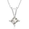 1/3ct Princess Diamond Pendant in 14k White Gold, Sale Priced. Image-1