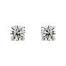 1/3 Carat Diamond Stud Earrings In 14 Karat White Gold Image-2