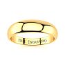 14K Yellow Gold 5MM Heavy Tapered Ladies and Mens Wedding Band, Size 13.5 Image-1