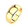 14K Yellow Gold 8MM Heavy Tapered Ladies and Mens Wedding Band, Size 11.5 Image-3