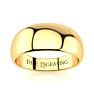 18K Yellow Gold 8MM Heavy Tapered Ladies and Mens Wedding Band, Size 15 Image-1
