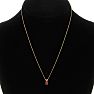 .60ct Pear Shaped Ruby Pendant in 14k Yellow Gold Image-6
