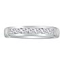 1/3 Carat Diamond Wedding Band In Platinum Image-1