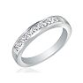 1/3 Carat Diamond Wedding Band In Platinum Image-2