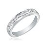 1 Carat Diamond Wedding Band In Platinum Image-2