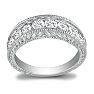 1/2 Carat Diamond Wedding Band In Platinum Image-3