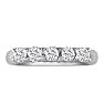 1/4 Carat Diamond Wedding Band In Platinum Image-1