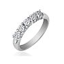1 1/2 Carat Diamond Wedding Band In Platinum Image-2