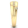Modern Channel Set Men's Diamond Band in 10k Yellow Gold Image-4