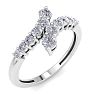 Stunning 1/2ct Journey Diamond Band in 14K White Gold Image-2