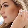Stunning 1/2ct Journey Diamond Band in 14K White Gold Image-6