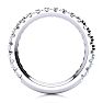 0.90 Carat Diamond Wedding Band in 14 Karat White Gold Image-3
