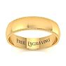 10K Yellow Gold 5MM Heavy Milgrain Ladies and Mens Wedding Band, Size 7.5 Image-1