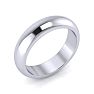 925 Sterling Silver 5MM Ladies and Mens Wedding Band, Free Engraving Image-2