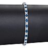 4 3/4 Carat Blue And White Diamond Tennis Bracelet In 14 Karat White Gold, 8 1/2 Inches Image-5