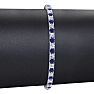 5 1/2 Carat Sapphire And Diamond Tennis Bracelet In 14 Karat White Gold, 8 1/2 Inches Image-5